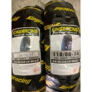 KINGRACING 110/80-14 / 120/70-14 TUBELESS TYRE
