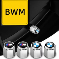 [BMW M] 4pcs BMW M Valve Metal Tyres Tire Valve Caps Anti-theft Air Dust Stems Cap Cover Vehicle decoration Accessories for Bmw E46 E52 E53 E60 E90 E91 F30 F20 F10 F15 F13 M3 M5 X5