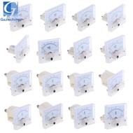 Gazechimp 16 Type Range DC Analog Amp Meter Ammeter Current Panel Ampere Meter Accuracy Class 2.5 Am