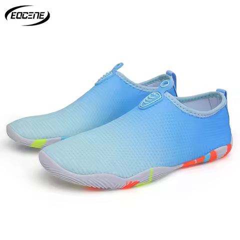 EOCENE Men Women Barefoot Breathable Gradient Quick-drying Water Sneakers Swimming Beach Wading Fitn