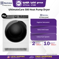 Electrolux 8kg UltimateCare 500 Heat Pump Clothes Dryer with Delicate Care EDH803J5WC WAH LEE STORE
