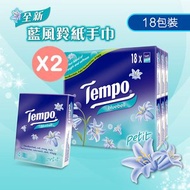 Tempo - [優惠孖裝] 迷你裝紙手巾(藍風鈴) (新舊包裝隨機發送) #紙巾#Tissue#面紙#香水#香味#紙巾仔#花香