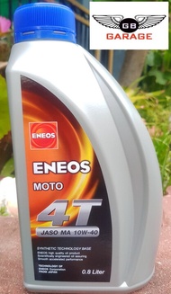 น้ำมันเครื่องรถจักรยานยนต์ ENEOS MOTO 4T 10W-40 ขนาด 0.8 ลิตร สำหรับรถเกียร์ธรรมดา