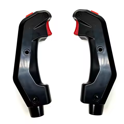 2 Handlebar Coin Operated Arcade Shooter Squirted Ball Machine Gun Accessories Plastic Handle Trigge