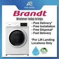 BRANDT WFB394QWA 9KG INVERTER FRONT LOAD SLIM WASHING MACHINE
