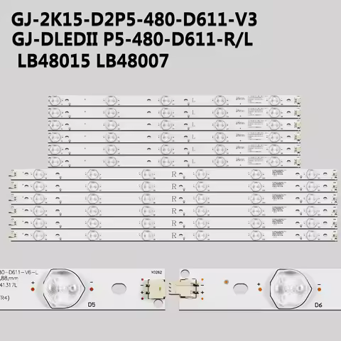 For GJ-DLEDII P5-480-D611-V6-R/L LE48A33S 48E5CHR LE48D1452 Le48d1452/20 48PFG5100 48PFG5000 EVTLBM4