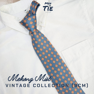 MEN IN TIE เนคไทแบบผูกเองรุ่น THAI Vintage ลายไทย กว้าง 9cm