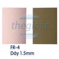 [5 Pieces]- FR-4 Copper Sheet 1 Layer 07x10cm Thickness 1.5mm