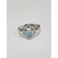 Aquamarine Ring (adjustable)