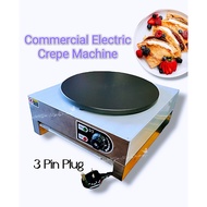Ready Stock Commercial Electric Crepe Maker Pancake Machine Crepe Machine Pancake Maker Crepe