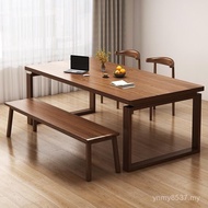 Rental Room New Solid Wood Table Dining Table Chair Eating Chinese Household Commercial Dining Table