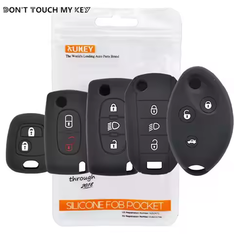 Silicone Key Case For Citroen C1 C2 C3 C4 C5 C6 C8 Picasso Xsara For Peugeot 107 206 308 307 3008 50