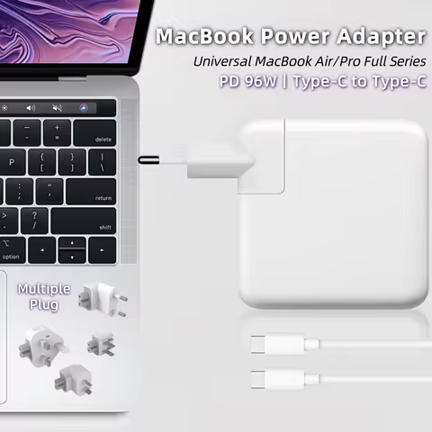 96W USB C Charger for MacBook Pro/Air, Type C PD Fast Charging Power Adapter, Replacement for Apple