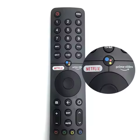XMRM-19 Voice Remote Control Replacement for Xiaomi MI P1 Q1 Android Smart TV Compatible with L75M6-