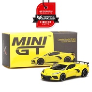 MINI GT 1/64 195 CHEVROLET CORVETTE STINGRAY 2020 ACCELERATE YELLOW