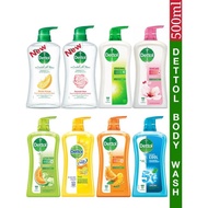 DETTOL Shower Gel 500ml/Dettol Body Wash/Dettol Sabun Mandi Gel (Original/Cool/Fresh/Skincare/Lastin