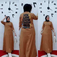 GAMIS WANITA BY NABIL YOU WILL NEVER TERBARU // KAOS PREMIUM KEKINIAN TERBARU 2024 Gamis Kaos