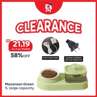 EZPET 2 IN 1 Mangkuk Minuman & Makanan Kucing Automatik Bekas Makanan Kucing Bekas Air Kucing Mangku