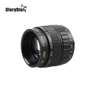 GloryStar 50mm F1.4 CCTV TV Movie lens+C Mount+ro ring For Canon EOS EF EFS DSLR Camera 5D 6D 7D II 