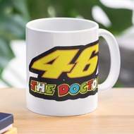 Valentino Rossi's race number VR46 The Doctor Glass Mug