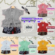 Baby Girl Kebaya Set FREE BANDO Kutubaru Encim Brukat Modern Graduation Uniform Kindergarten PAUD SD