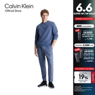 CALVIN KLEIN กางเกงขายาวผู้ชาย Modern Sport ทรง Regular รุ่น 4MS4P643 420 - สีฟ้า