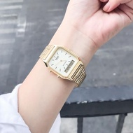 Jam Tangan Casio wanita gold rantai anti air