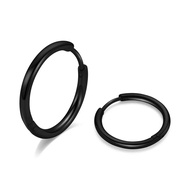 Huggie Hoop Earrings for Women Men - 316L Surgical Stainless Steel 6mm 8mm 10mm Mens Ear Hugging Hoo