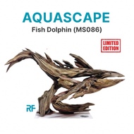 Aquascape Dolphin Aquarium Layout Whale Shape Aquarium Setup 30-40cm