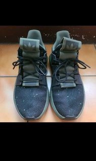 Adidas prophere 老爹鞋3M反光Logo US9.5號 B37467黑軍綠-少穿如新