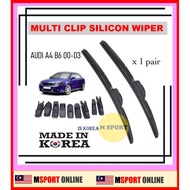AUDI A4 B6 2000-2003 MULTICLIP SILICON WIPER SIZE-22''+22''