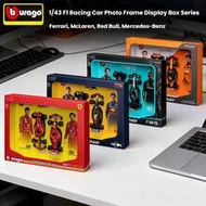 Burago 1:43 Scale F1 Racing Car Model, 3D Decorative Frame Wall Art, Red Bull, Ferrari, Mercedes, Mc