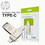 HP USB 3.0 USB แฟลชไดรฟ์1TB 2TB ไลท์นิ่งไอโฟนรูปถ่ายติดพร้อมแฟลชไดร์ฟ TYPE-C สำหรับไอโฟนแอนดรอยด์พีซ