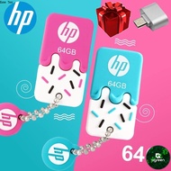 AC HP USB 2.0 Flash Drive 128GB Cartoon USB Flash Disk 64GB 32GB Pendrive COD + Free Gift