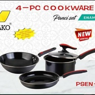 Panci Set Teflon Nagako 4 Pcs - Panci Teflon Nagako-original