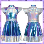 Kids Futuristic AI Robot Costume – Technology Inspired Outfit for Stage & Dance Performance