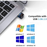 "Bluetooth 5.0 USB Adapter for PC, USB Dongle Adapter, Bluetooth Dongle  Supports Windows 7/8.1/10/XP, Bluetooth Receive