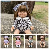 MAURICE Baby Doll Toys, Soft Girl Doll Imitation Baby Doll Girl, Lifelike Full Set Waterproof Bjd Do