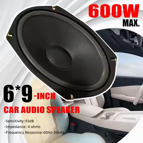 6X9 Inch Car Speakers 600W 4-Way Universal Automotive Audio Music Stereo Subwoofer Magnetic Car HiFi