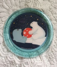 可口可樂 可樂熊 兒童餐盤 塑膠圓盤