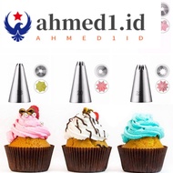 Ahmed1 Spuit Piping Bentuk Bunga Mawar Ukuran Kecil Untuk Dekorasi Kue
