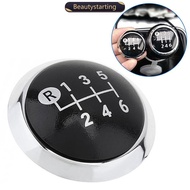 BEAUTYSTARTING Car Gear Shift Knob Stick Cover Cap Emblem Badge 5/6 Speed For TOYOTA Corolla 1.8MT 2