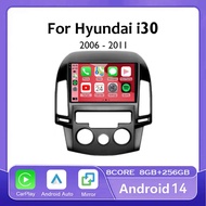 Android 14 Carplay Car Radio For Hyundai I30 2006 2007 2008 2009 - 2011 Navigation GPS Multimedia Pl