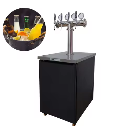 Hot Sell Electric Beer Tower Tap Dispenser Machine Keg Draft Beer Cooler Automatic Beer Pump Dispens