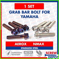 ✥ ┗ 1SET Grab Bar Bolt for Yamaha Aerox 155 Nmax ( Screw Depot - Motorcycle )