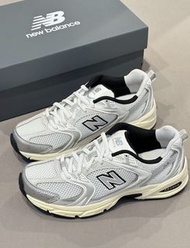全新特惠New Balance 530 低幫跑步鞋 男女同款 銀黑