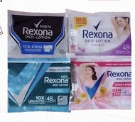 [u,xx] [[ REXONA SACHET DEODORANT ]]  Rexona men & woman sachet - deo lotion rexona man / deodorant 