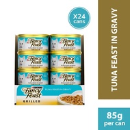 PURINA Fancy Feast Grilled Tuna Feast in Gravy Wet Cat Food (24 x 85g)