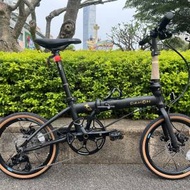 (小量現貨) 黑金色特別版 頭柱內摺版馬甲線款 DAHON K3 PLUS 9速 16吋349 碟剎 鋁...