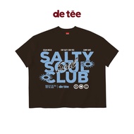 SALTY Form BOXY Unisex Brown T-shirt - de tée